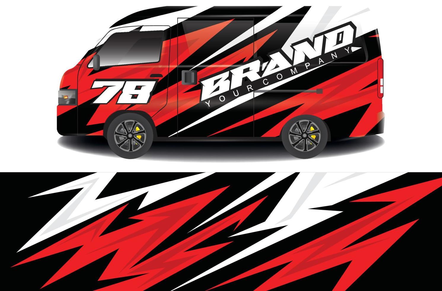 racing background sticker designs for camper car wraps and more vector