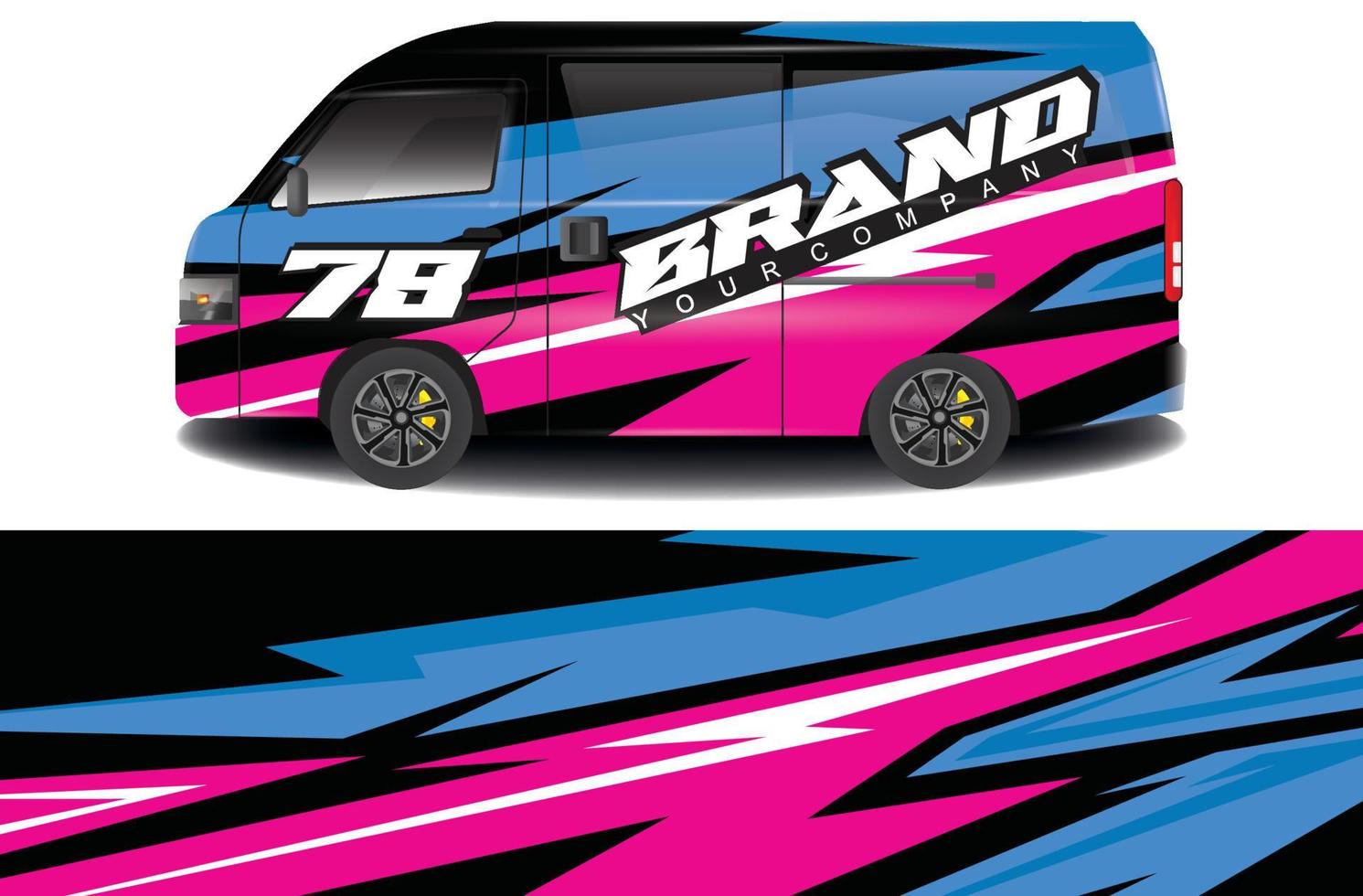 racing background sticker designs for camper car wraps and more vector