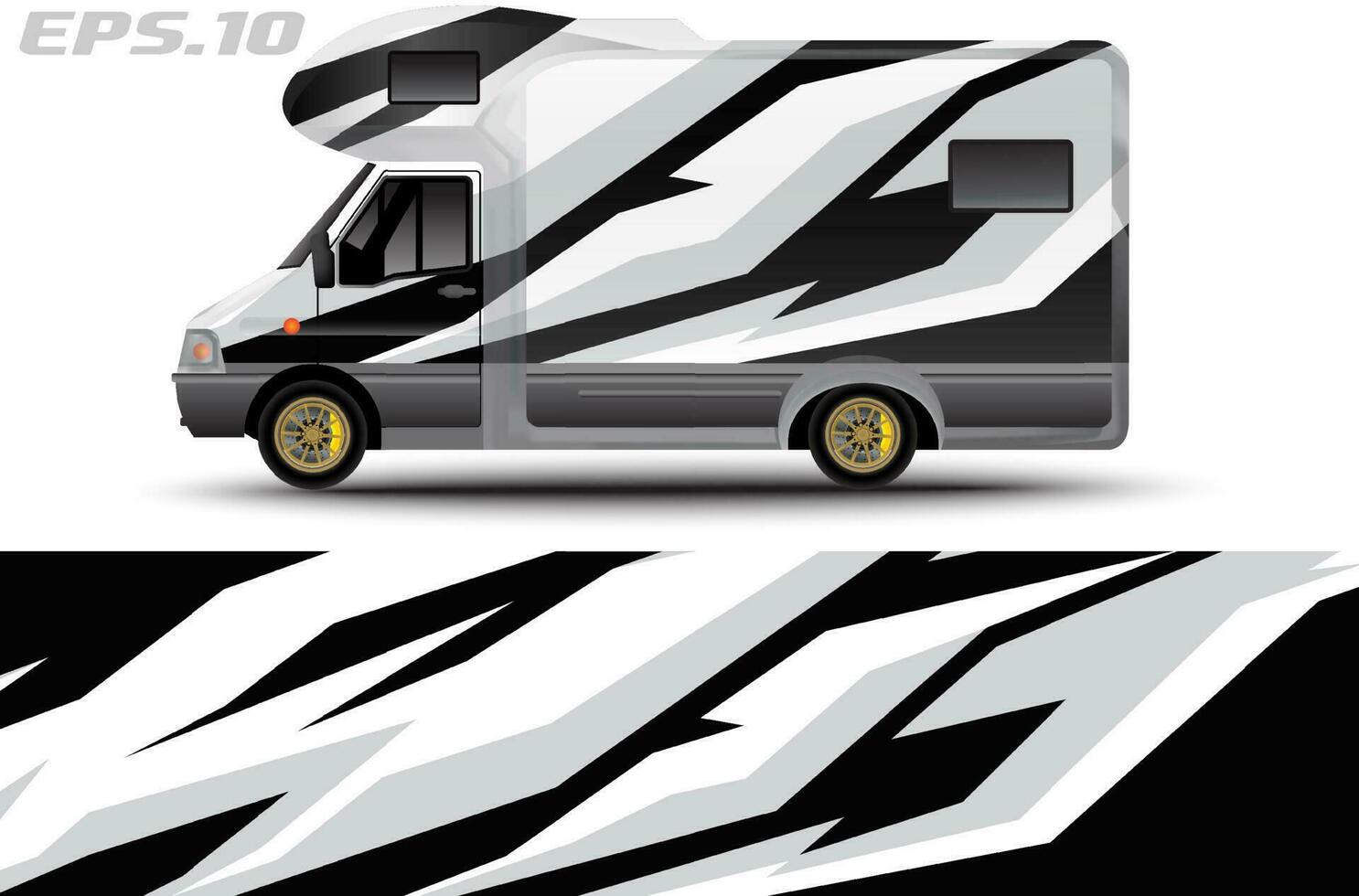 sticker livery car adventure sticker design, cool abstract graphic background vector