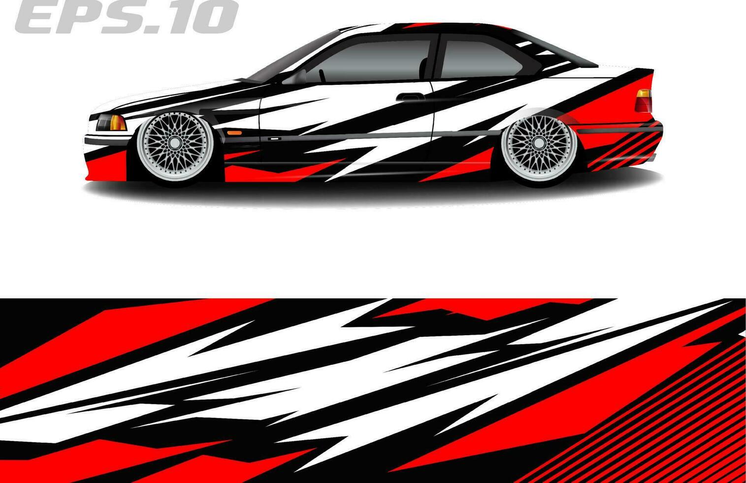 sticker livery racing car sticker design, cool abstract graphic background vector