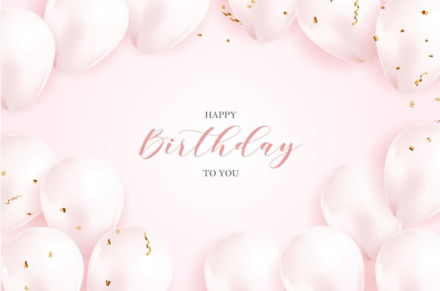Party Holiday Birthday Background Vector Illustration
