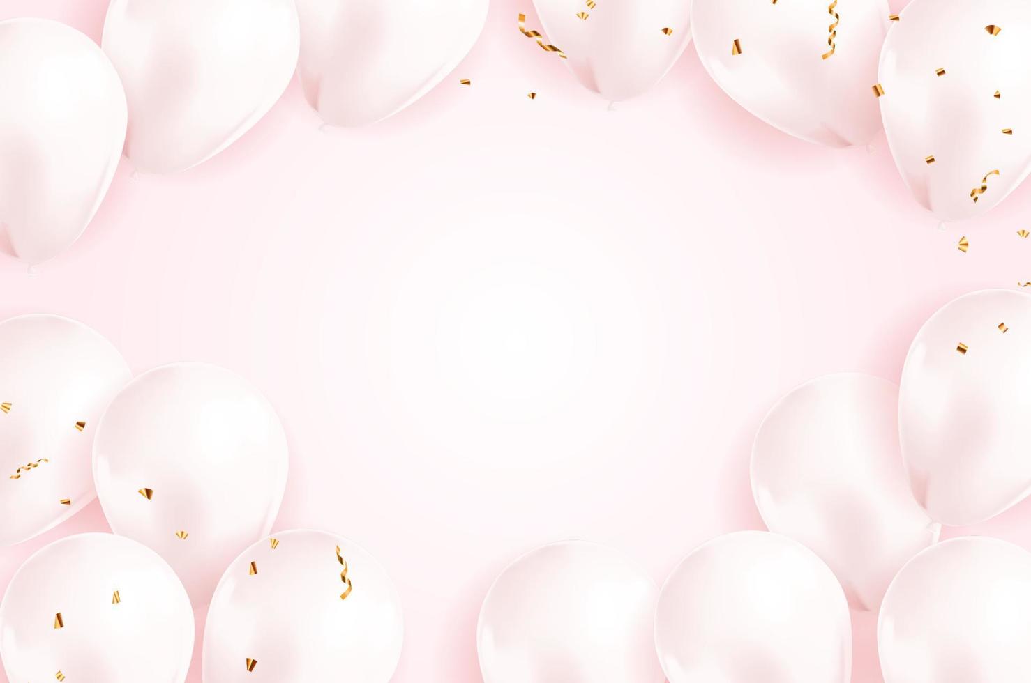 Party Holiday Birthday Background Vector Illustration