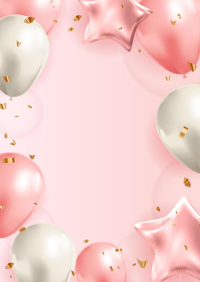 Party Holiday Birthday Background Vector Illustration