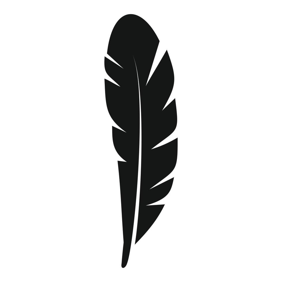 Light feather icon simple vector. Ink pen vector