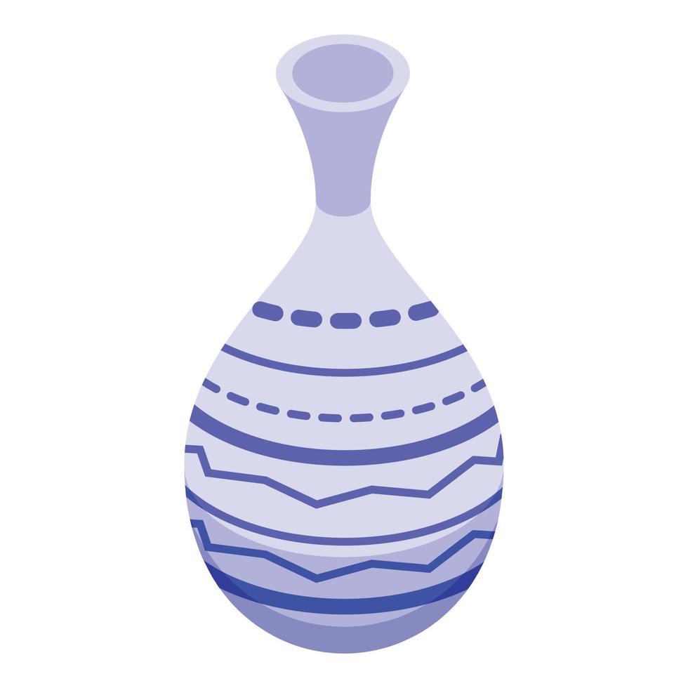 icono de jarra de cerámica vector isométrico. clase de cerámica