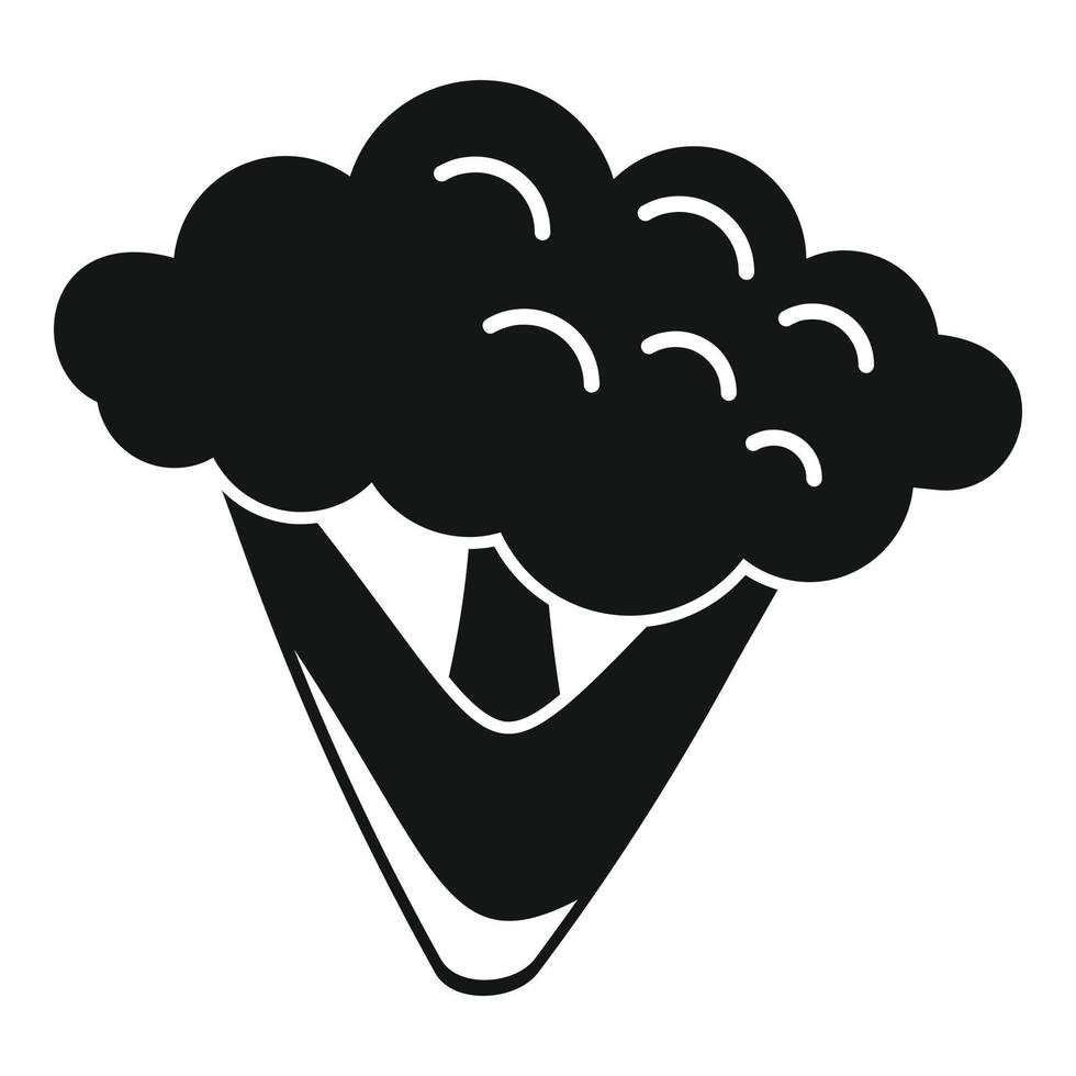 Salad brocoli icon simple vector. Vegetable broccoli vector