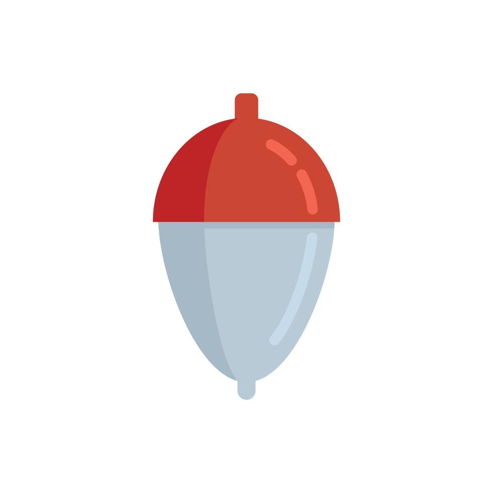 Bobber summer icon flat isolated vector