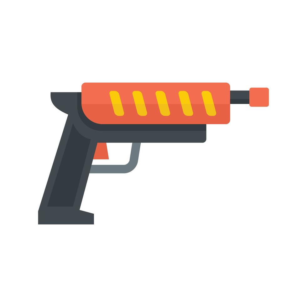 Shotgun blaster icon flat isolated vector