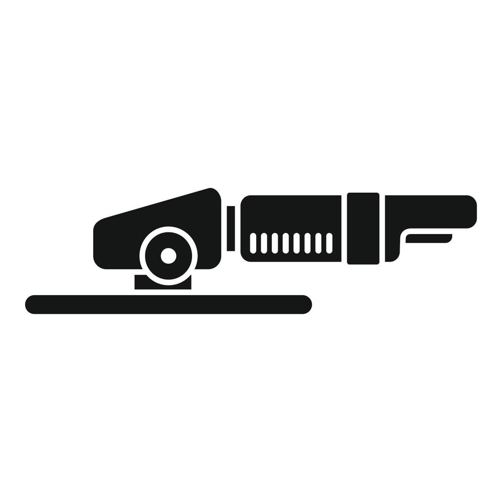 Angle cutter icon simple vector. Grinding tool vector