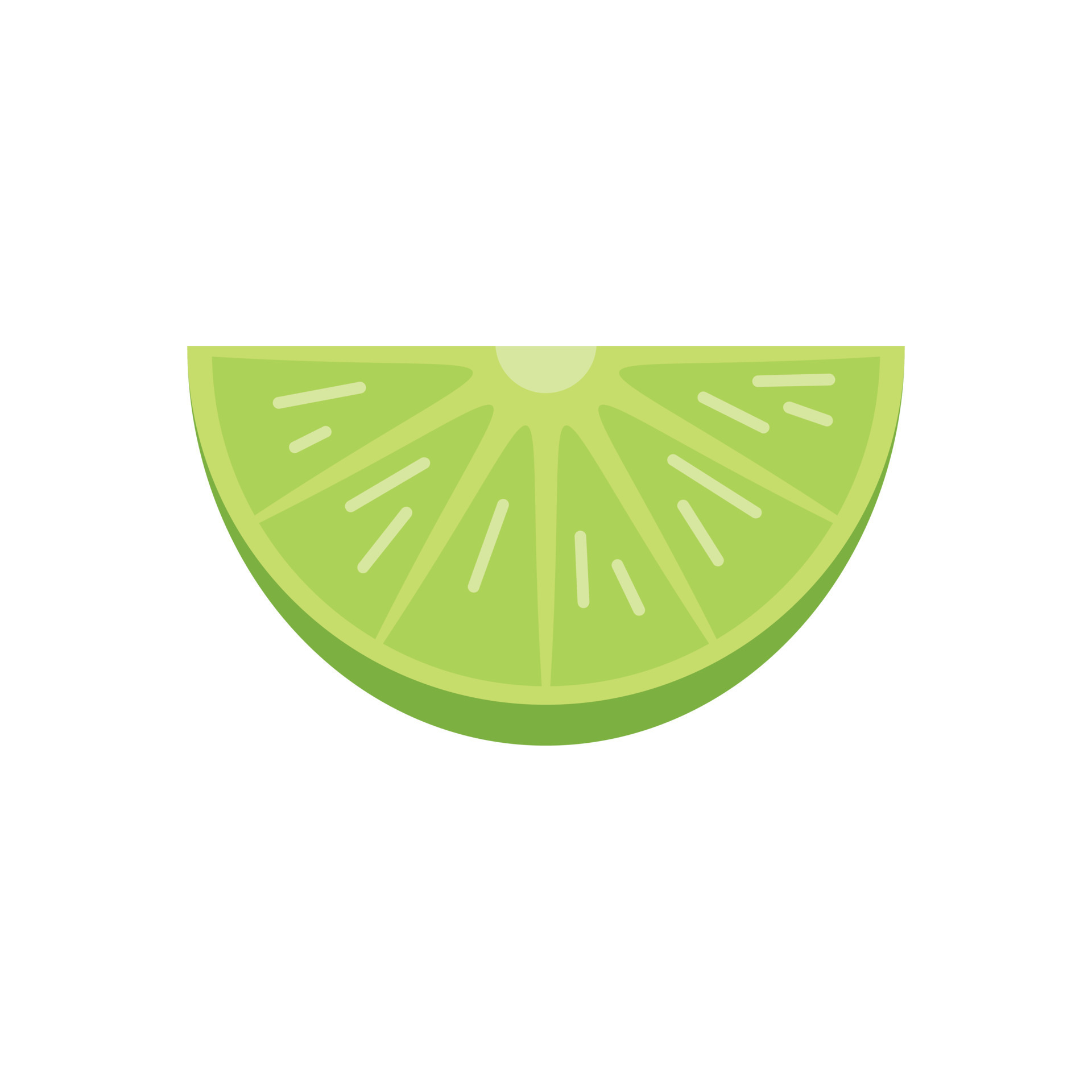 Lime slice icon flat isolated vector 14864524 Vector Art at Vecteezy