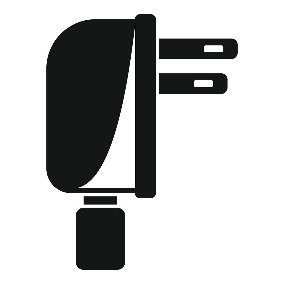 Mobile cell charger icon simple vector. Charge phone vector