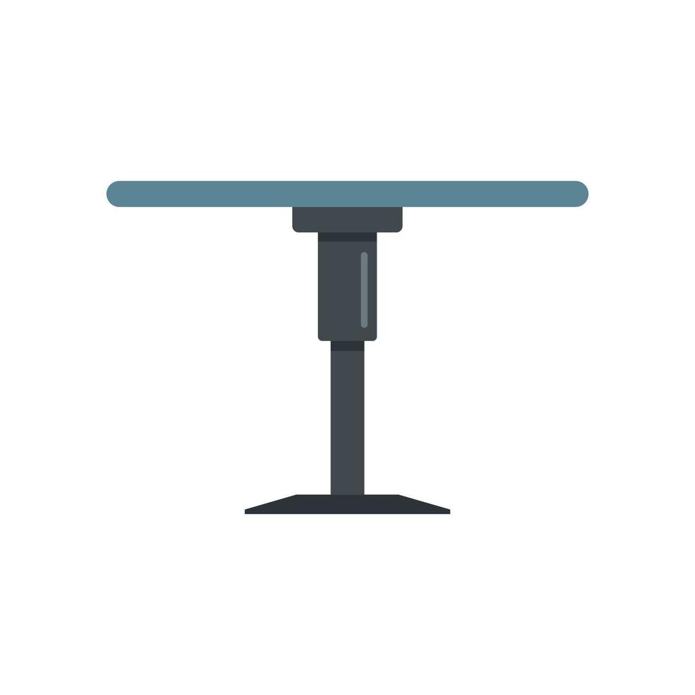 icono de mesa redonda plegable vector aislado plano