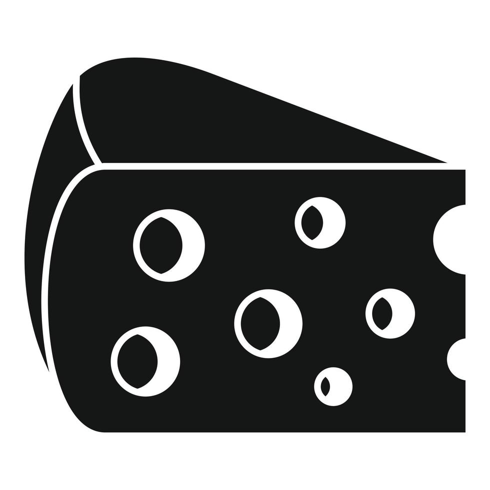 Cheese icon simple vector. Milk factory vector