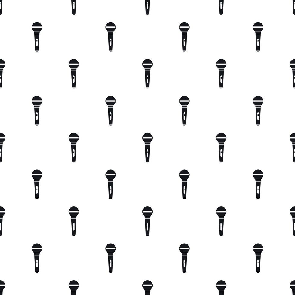 Microphone pattern, simple style vector