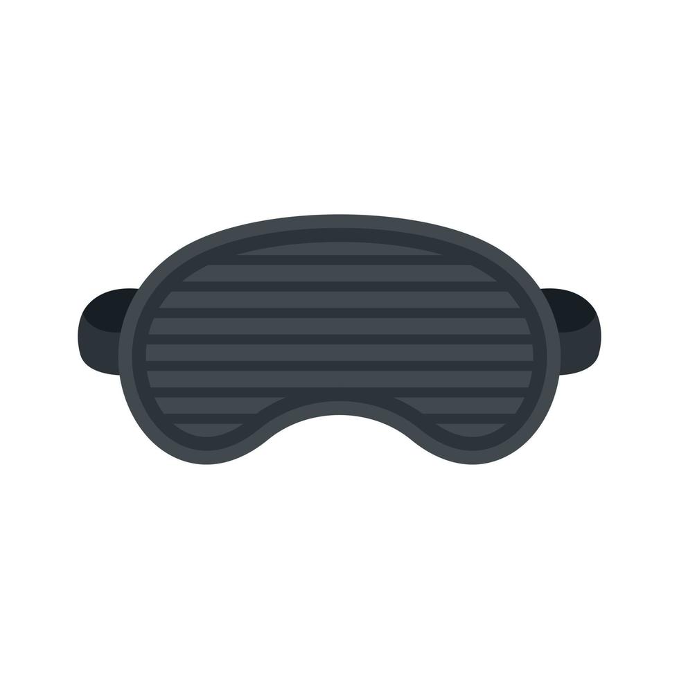 Fashion sleeping mask icon flat isolated vector