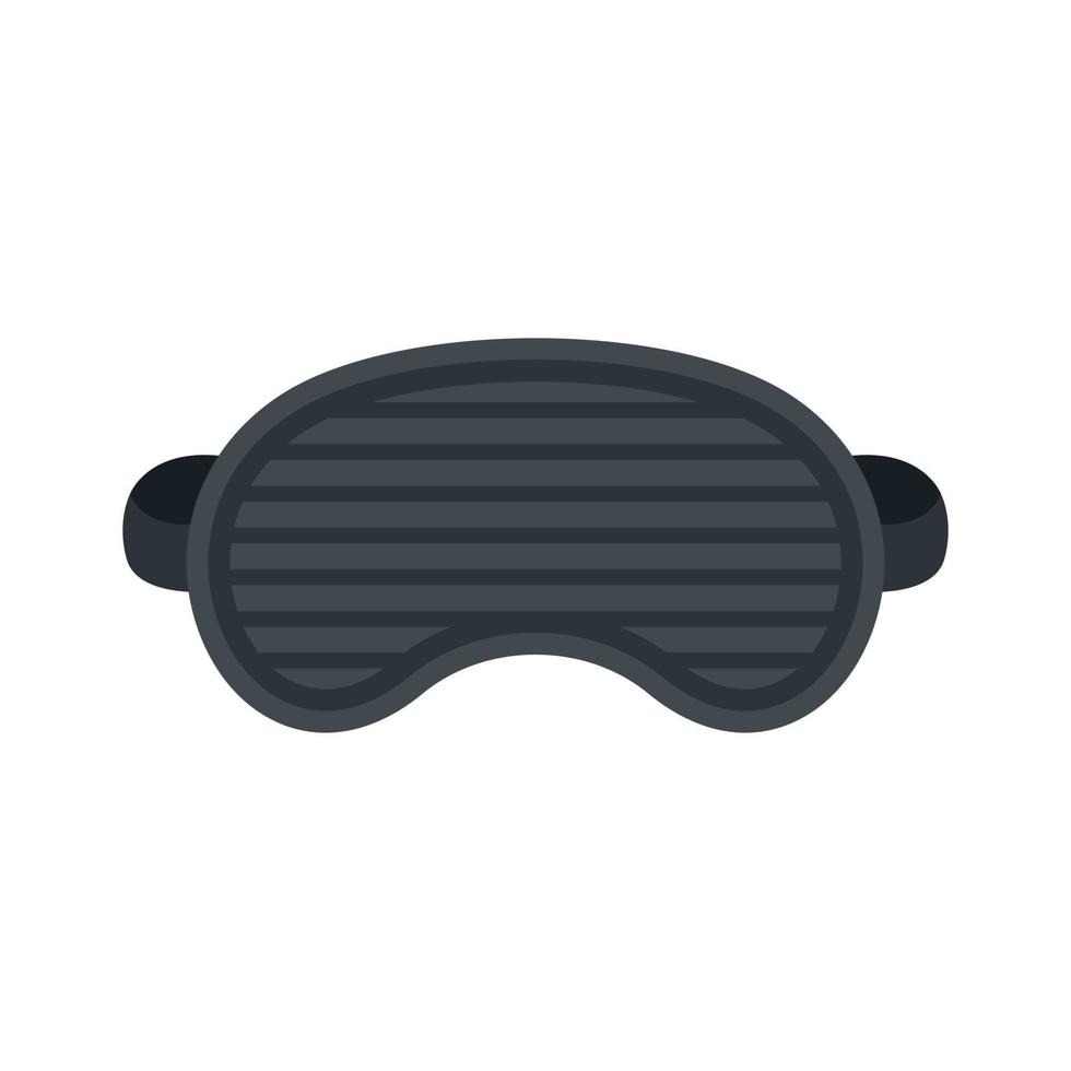 Fashion sleeping mask icon flat isolated vector