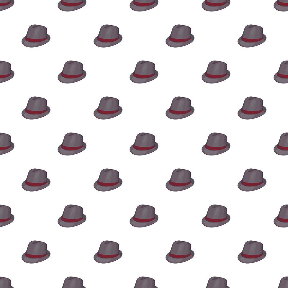 Hat pattern, cartoon style vector