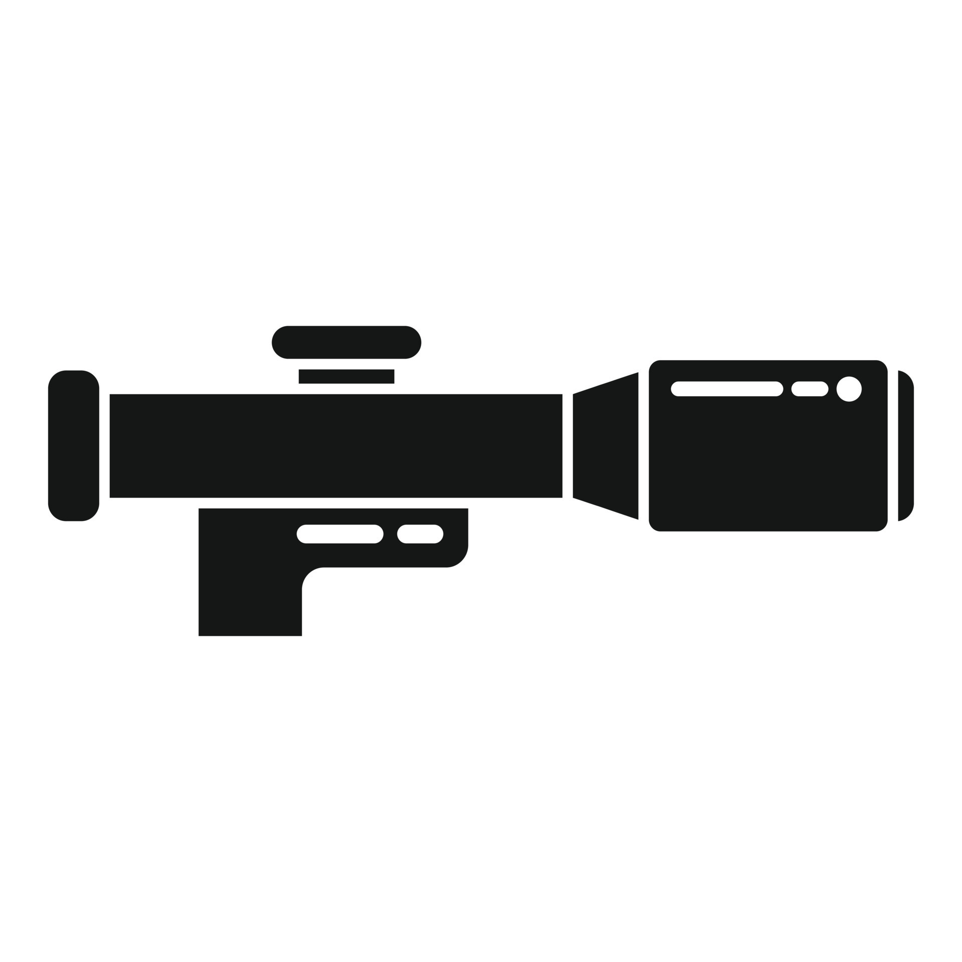 Telescopic sight icon simple vector. Rifle scope 14865049 Vector Art at