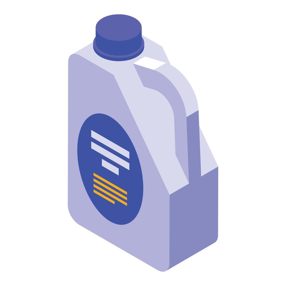 Canister antifreeze icon isometric vector. Car service vector