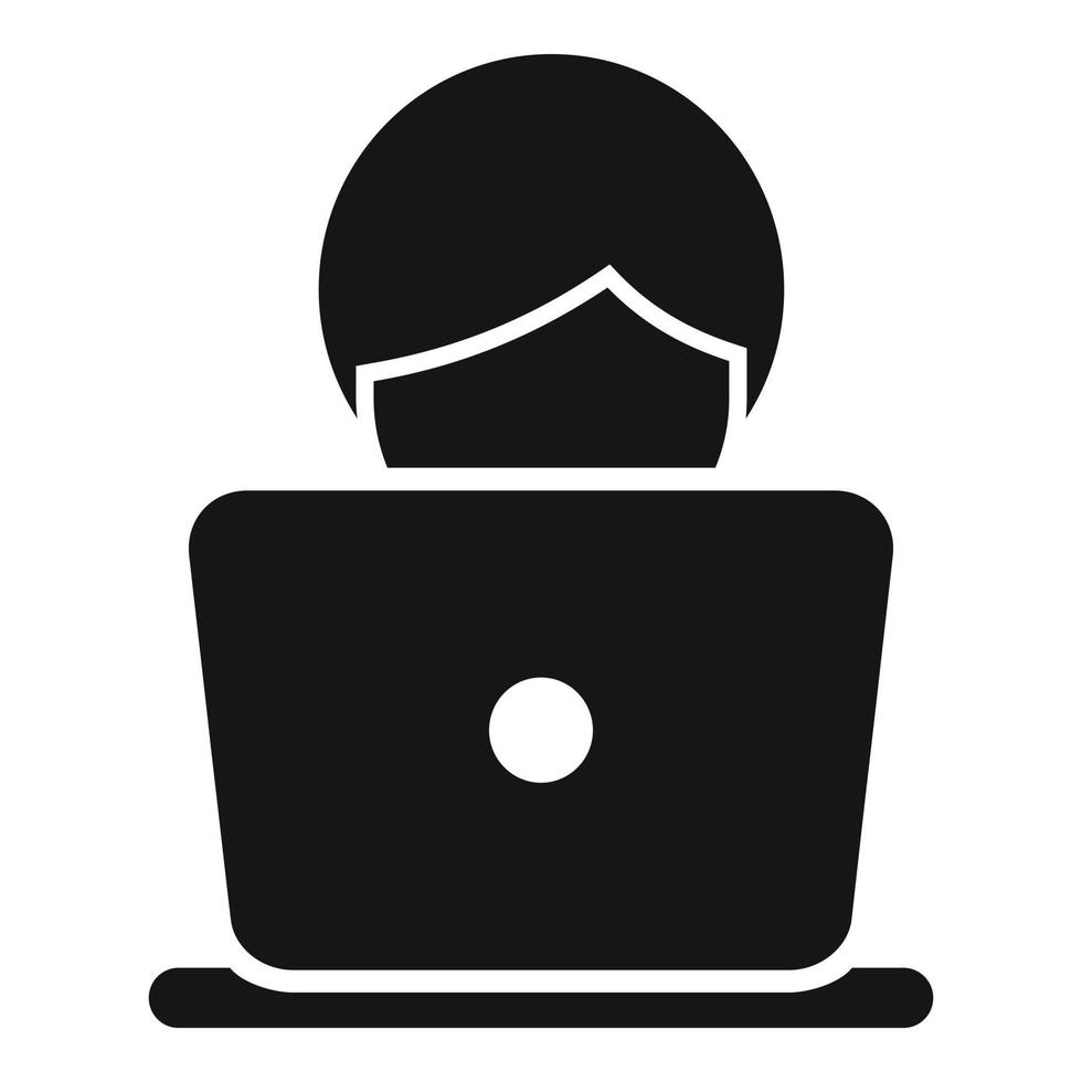 Online training icon simple vector. Web course 14865312 Vector Art at