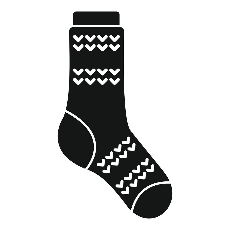 Girl sock icon simple vector. Cute pair line vector