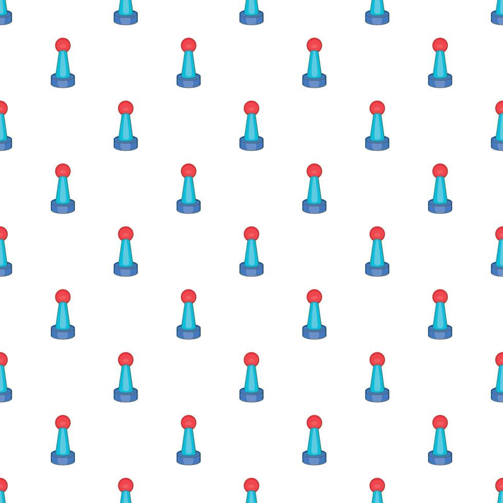 Computer video game joystick pattern cartoon style vector