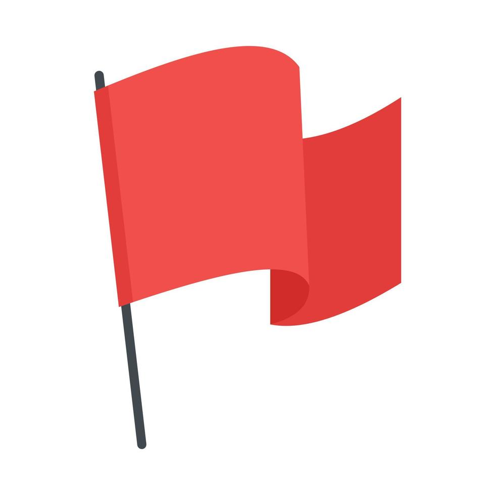 Award flag excellence icon flat isolated vector