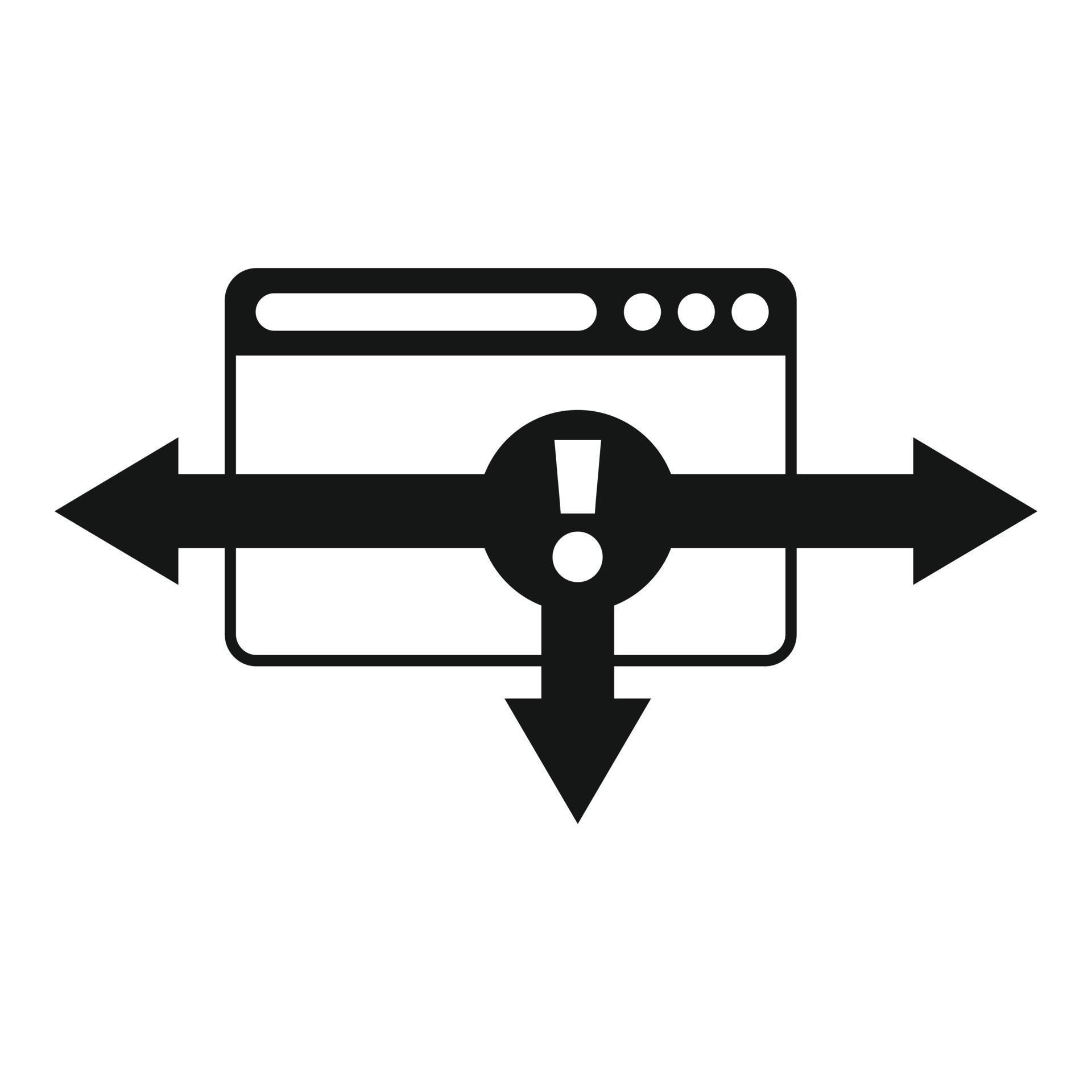 Web solution icon simple vector. Success opportunity 14865388 Vector