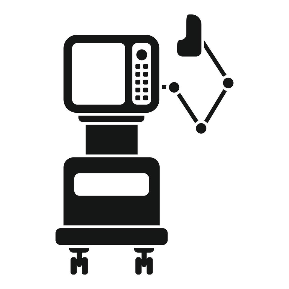 Lung ventilator machine icon simple vector. Patient equipment vector