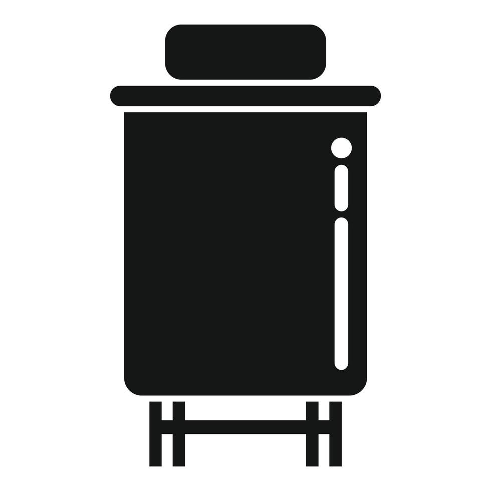 Bucket product icon simple vector. Milk production vector