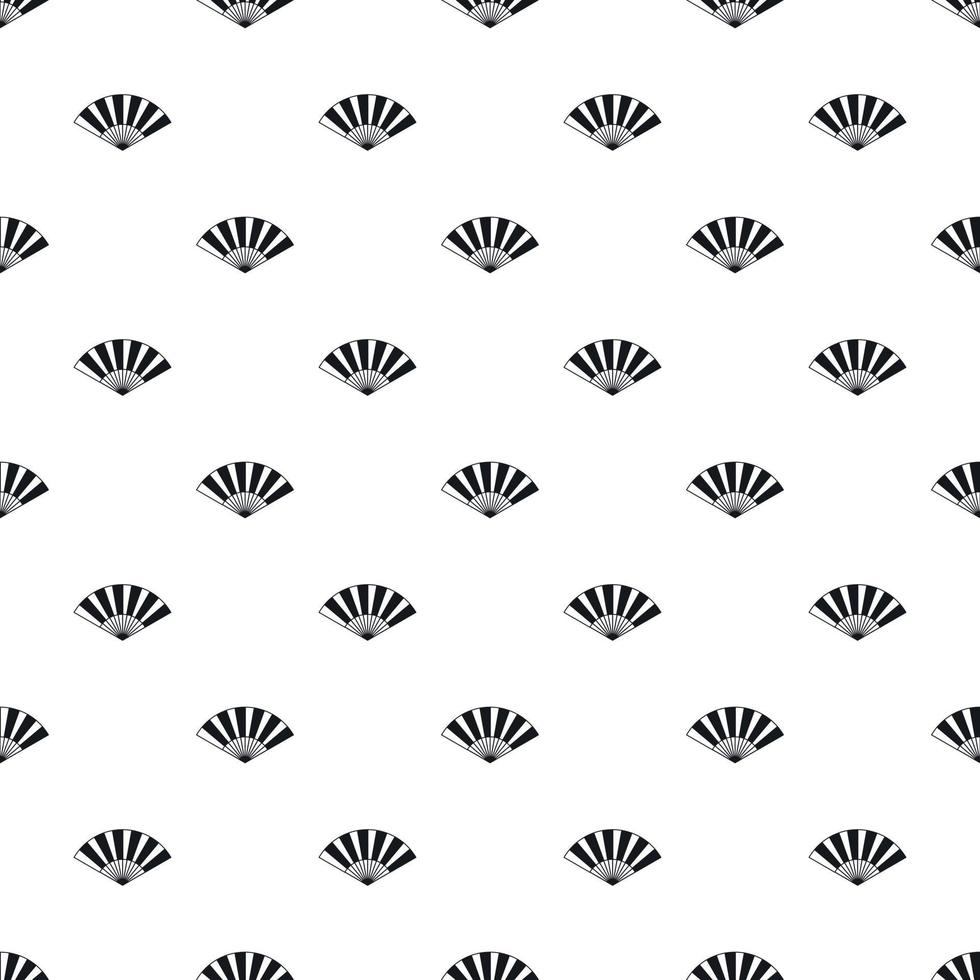 Japanese fan pattern, simple style vector