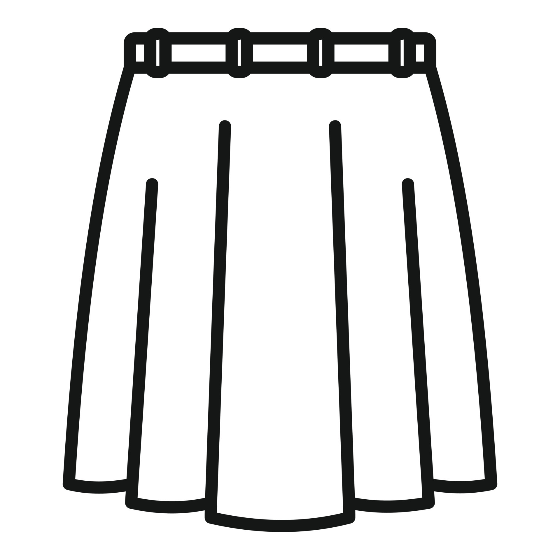 Textile skirt icon outline vector. Fashion suit 14865497 Vector Art at Vecteezy