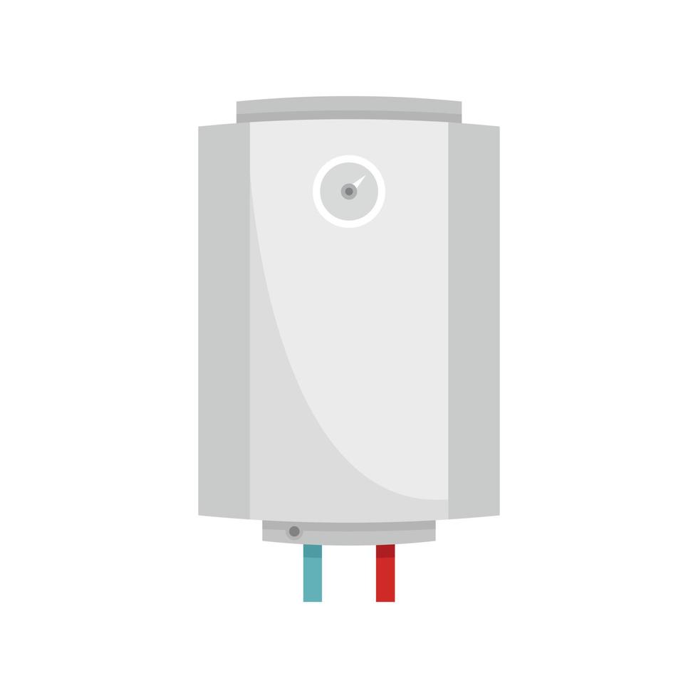 House boiler icon flat isolated vector