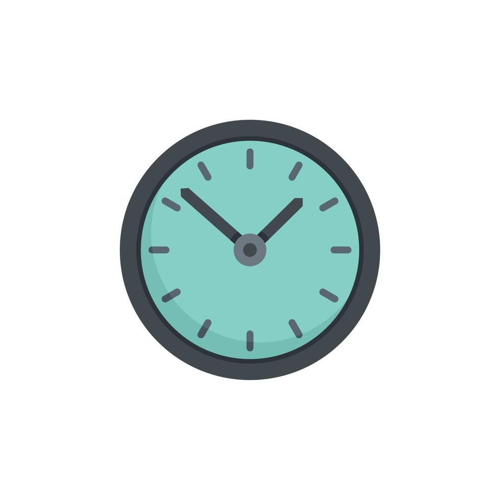 icono de reloj de pared vector aislado plano