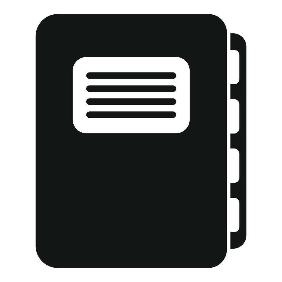 icono de servicio de carpeta vector simple. servicio de asistencia