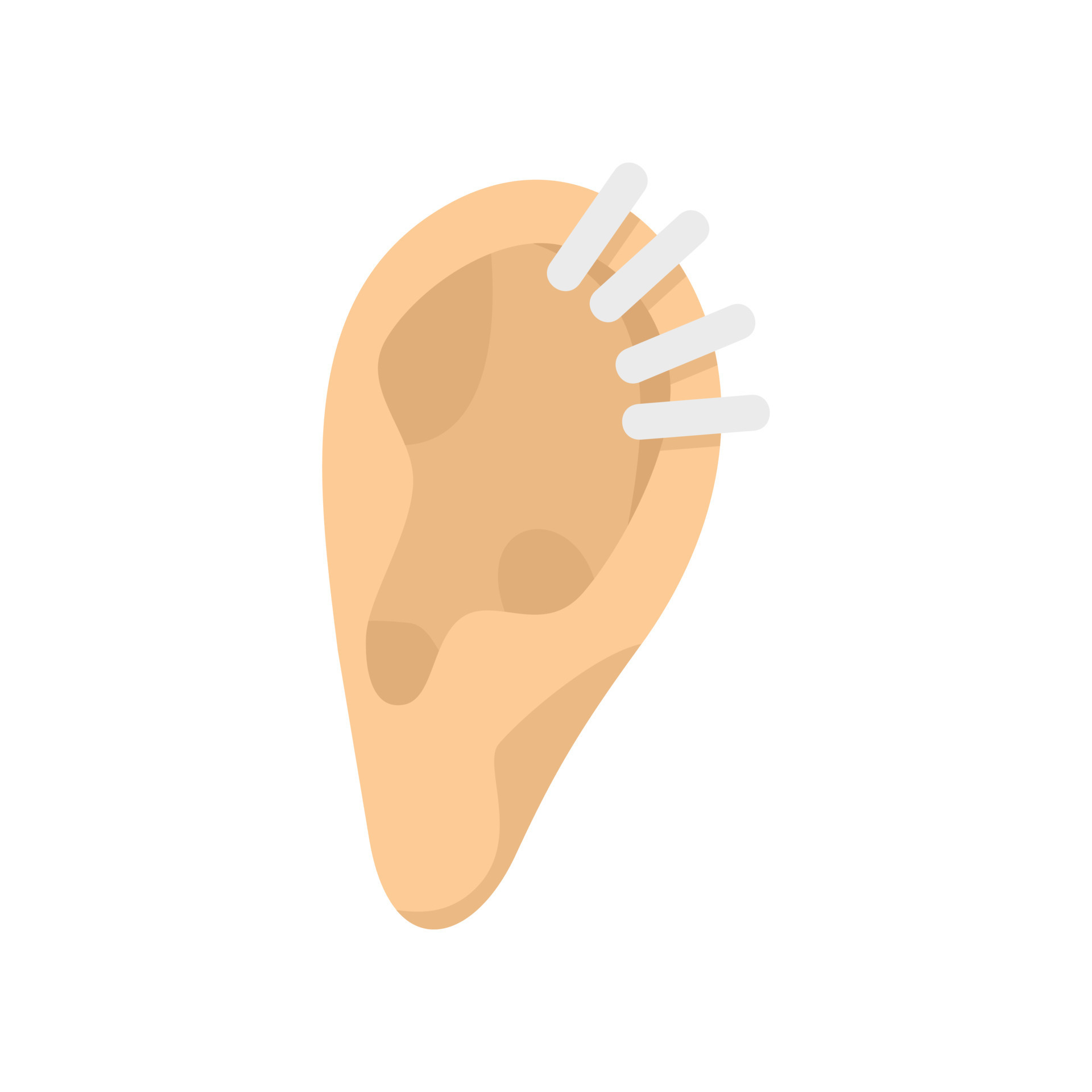 Ear piercing icon flat isolated vector 14865875 Vector Art at Vecteezy