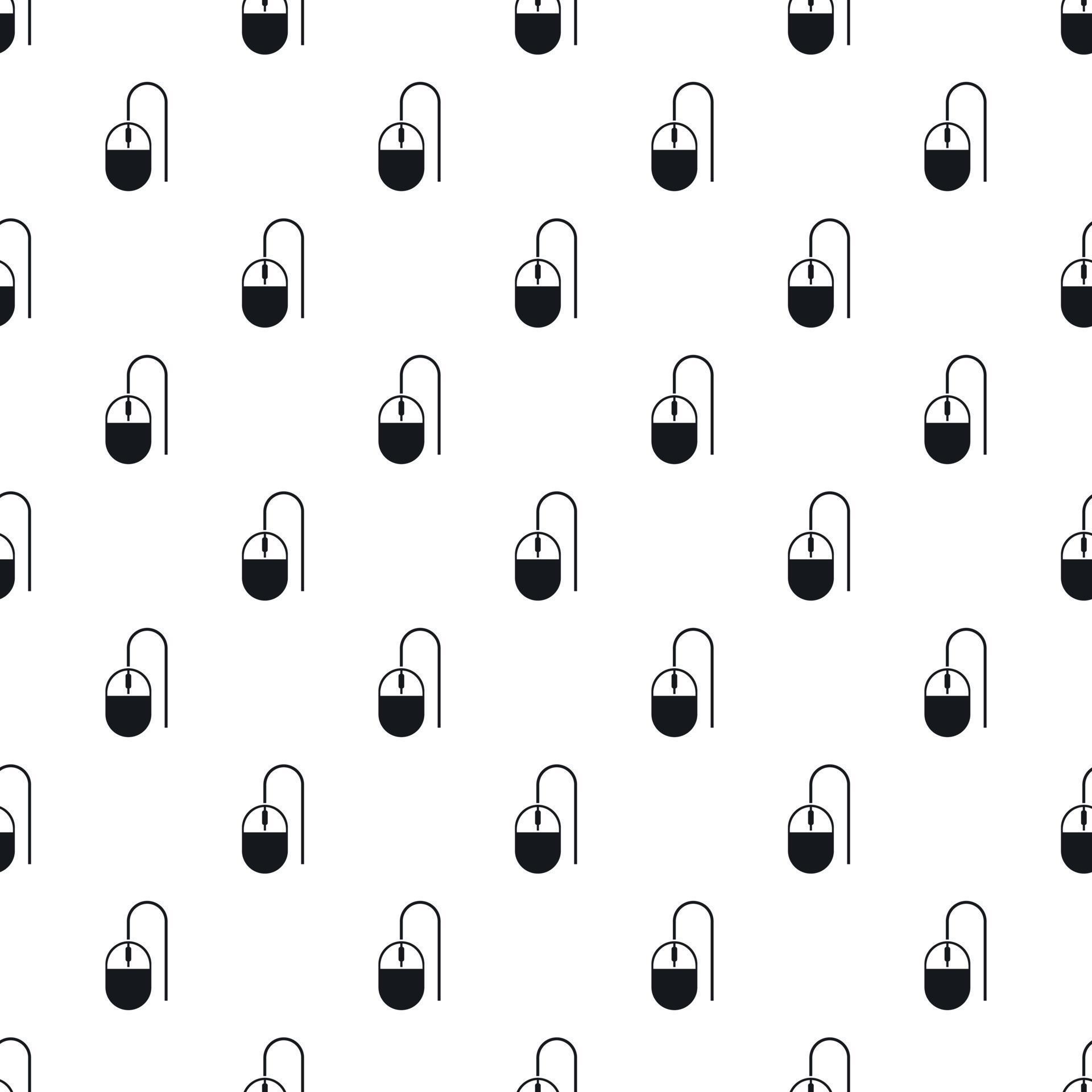 Computer mouse pattern, simple style 14865915 Vector Art at Vecteezy