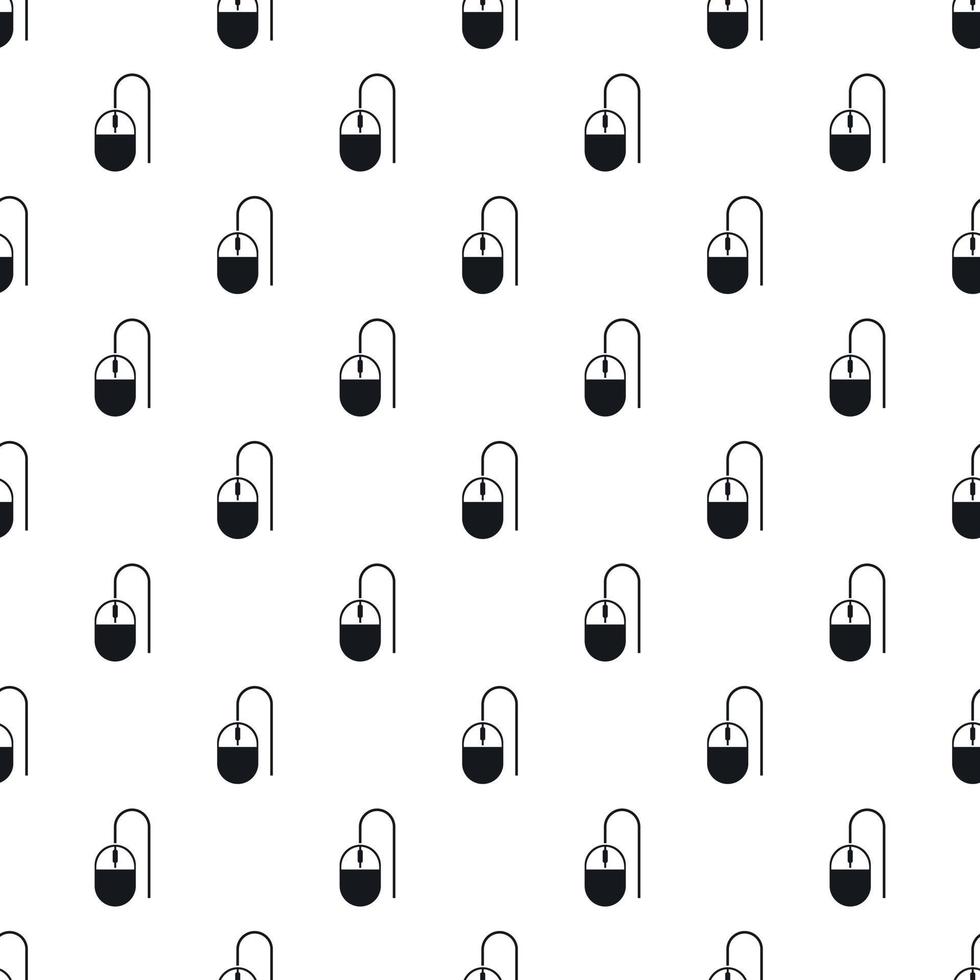 Computer mouse pattern, simple style vector