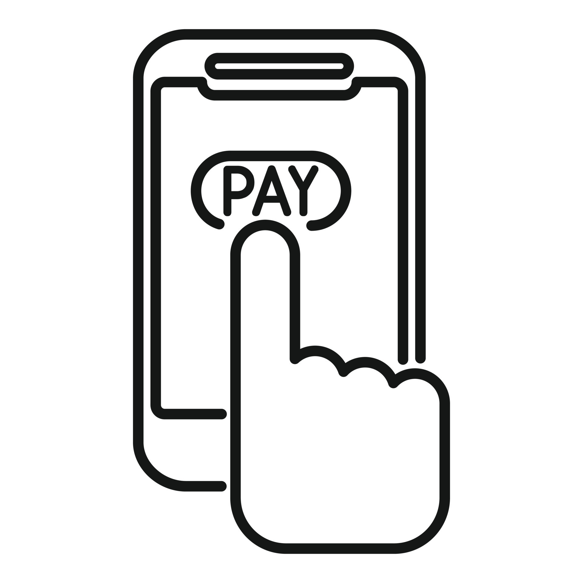 Pay processing icon outline vector. Money payment 14866245 Vector Art