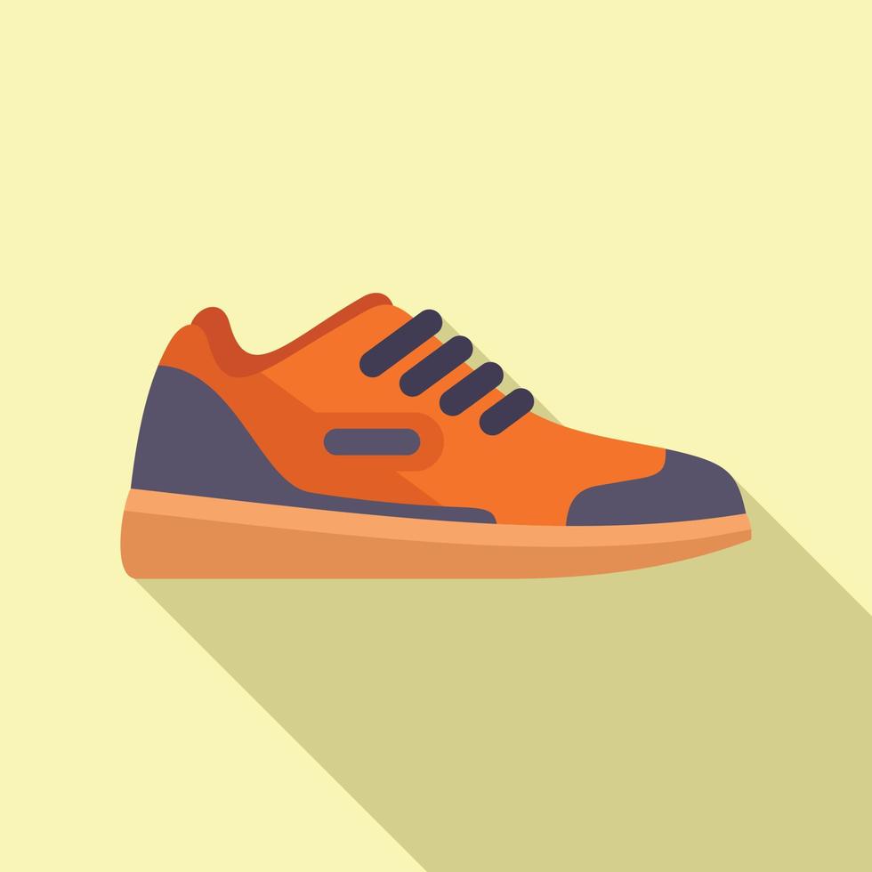 Jordan sneaker icon flat vector. Sport shoe vector