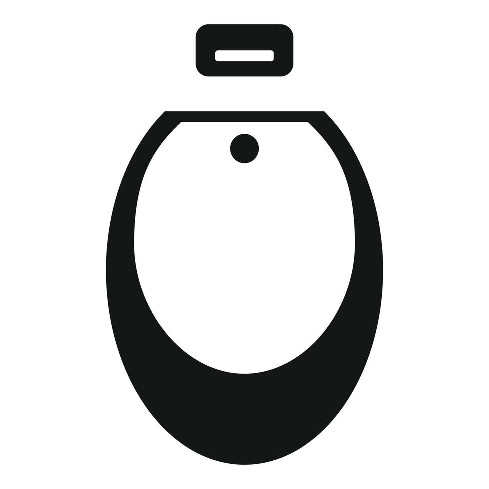 Toilet basin icon simple vector. Wc restroom vector