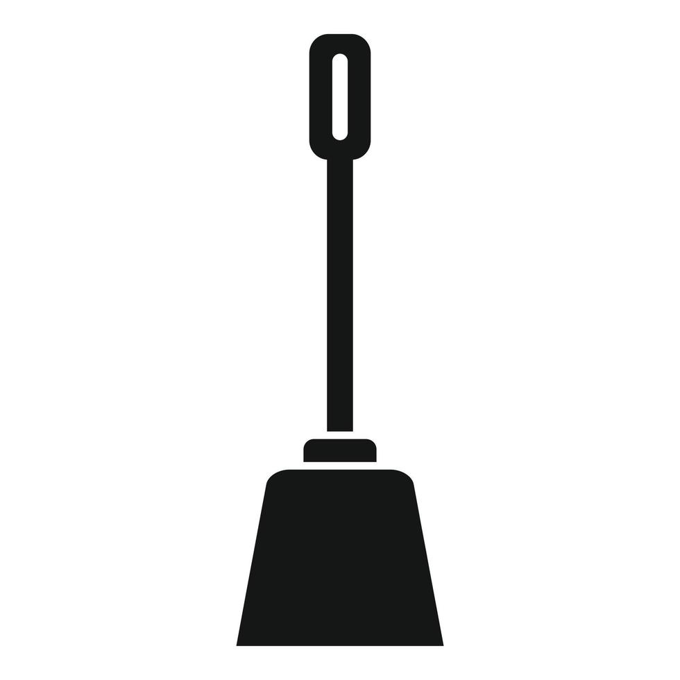Wc brush icon simple vector. Toilet room vector