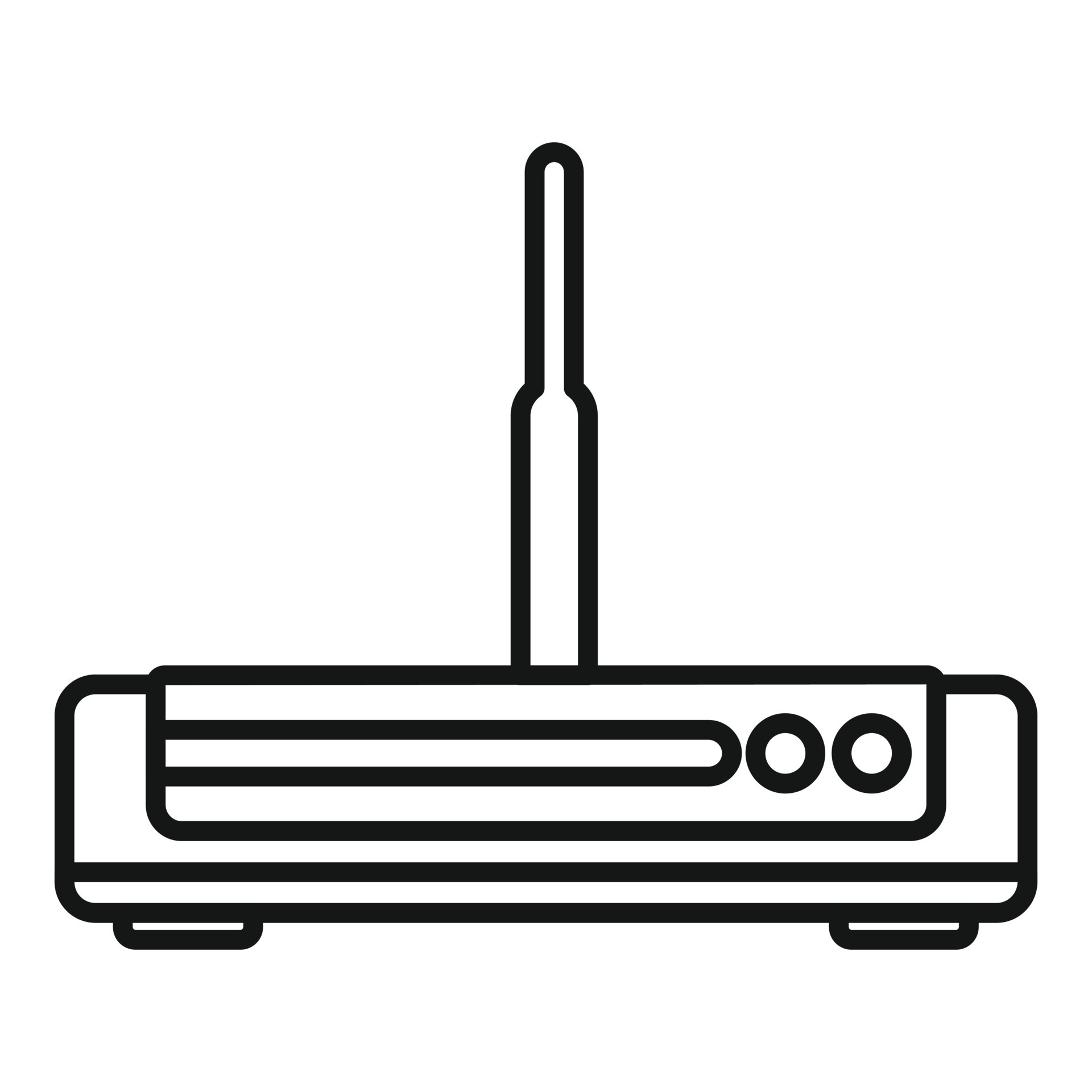 Broadband modem icon outline vector. router 14866515 Vector