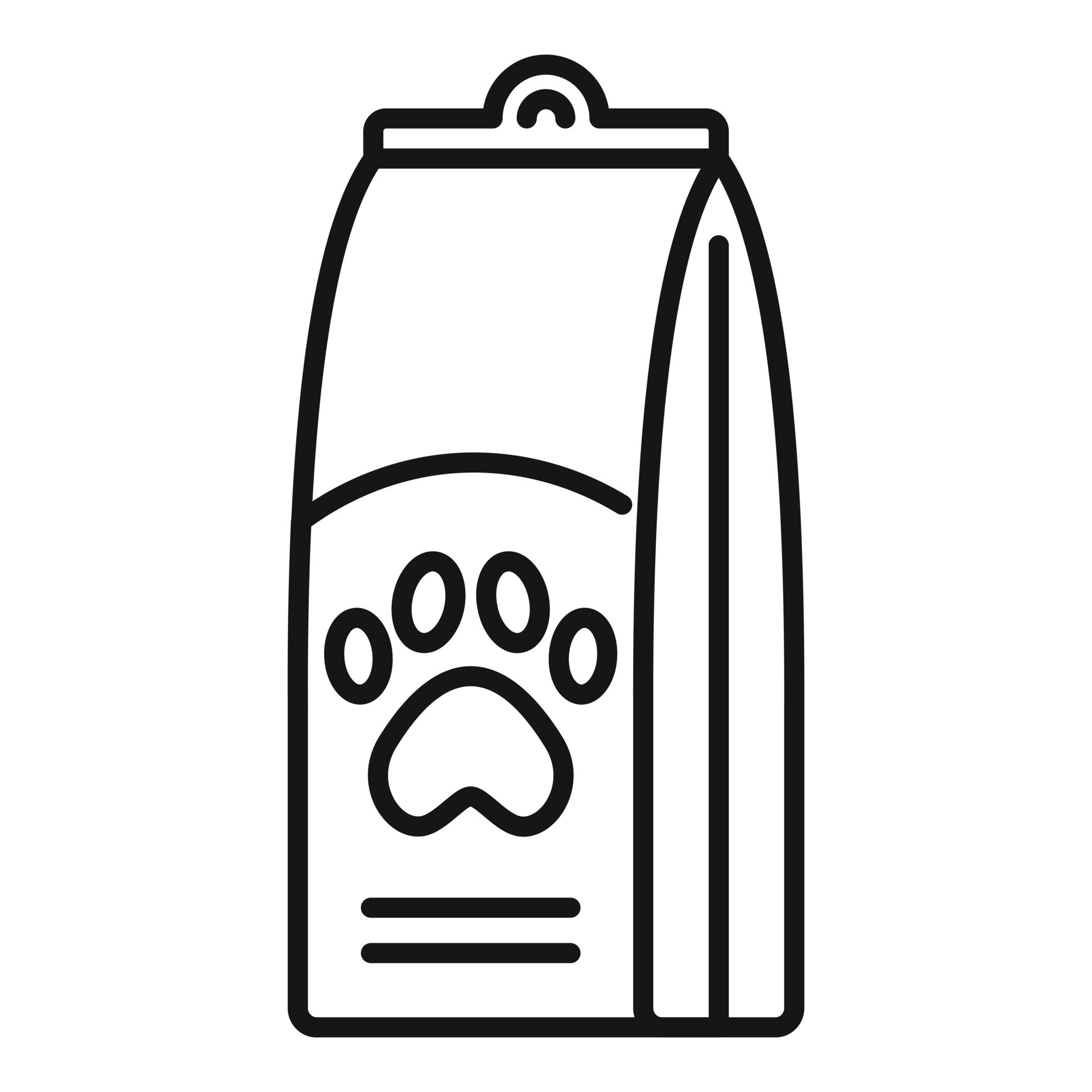 Dog food package icon outline vector. Animal feed 14866584 Vector Art at Vecteezy Dog food package icon outline vector. Animal feed 14866584 Vector Art at Vecteezy