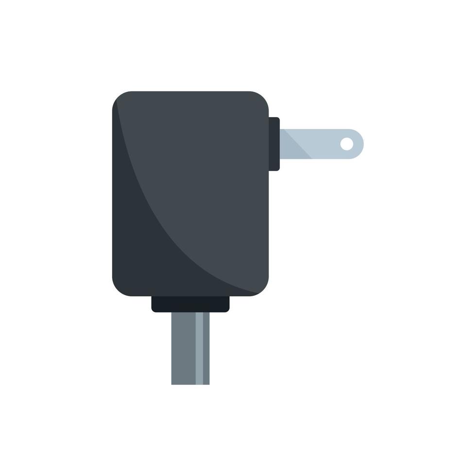 icono de adaptador de corriente de teléfono inteligente vector aislado plano