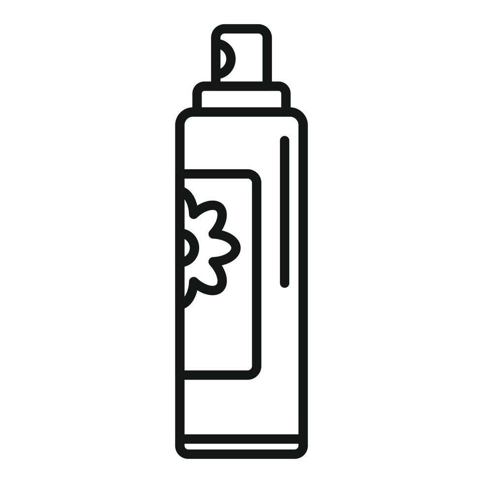 Aerosol icon outline vector. Air spray vector