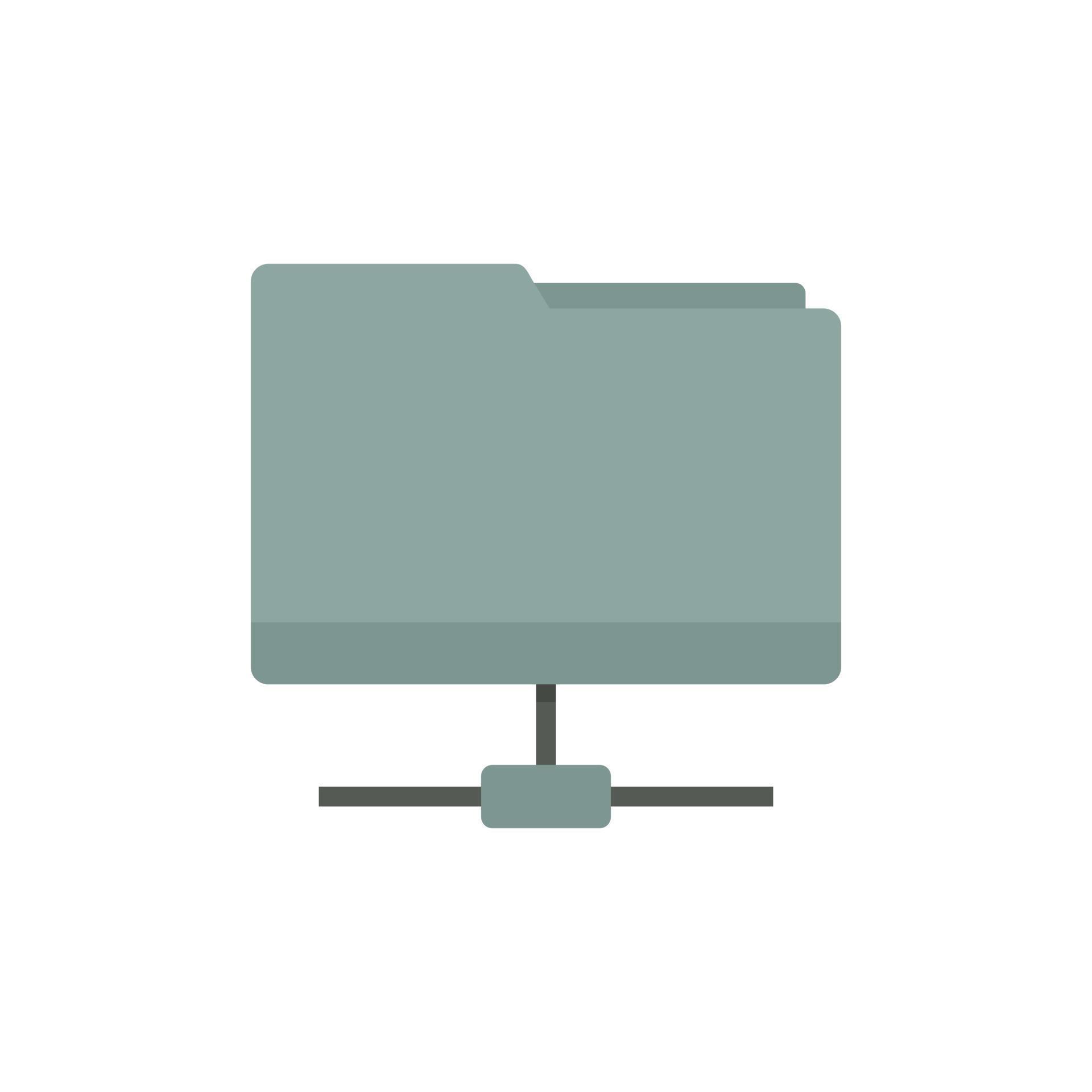 Network folder icon flat isolated vector 14866679 Vector Art at Vecteezy