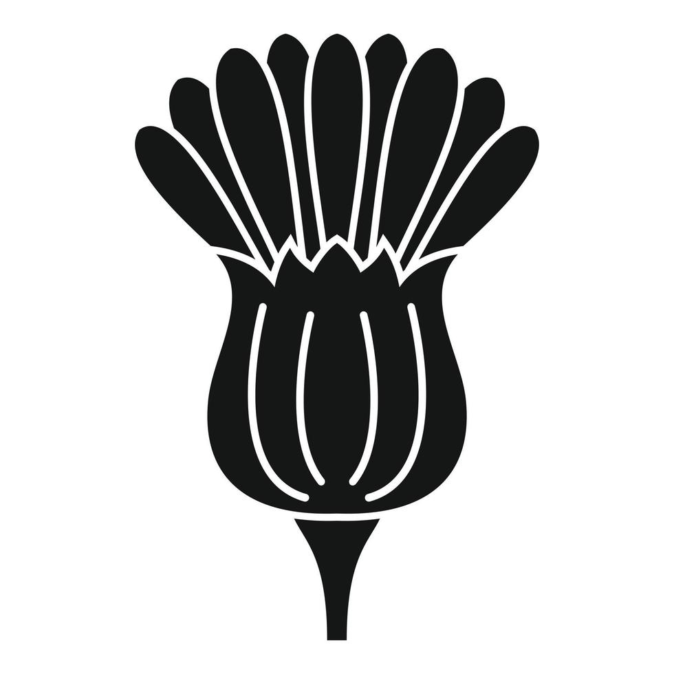 Highland thistle icon simple vector. Flower plant vector