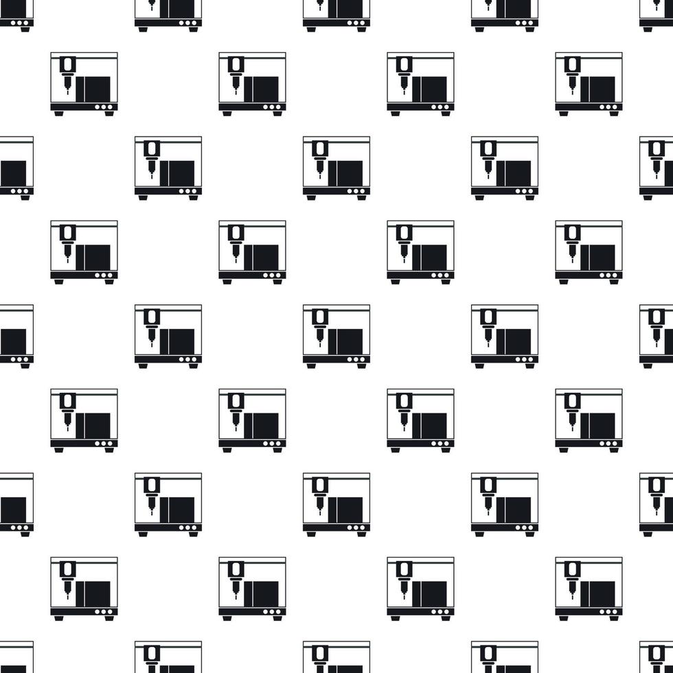 3d printer pattern, simple style vector