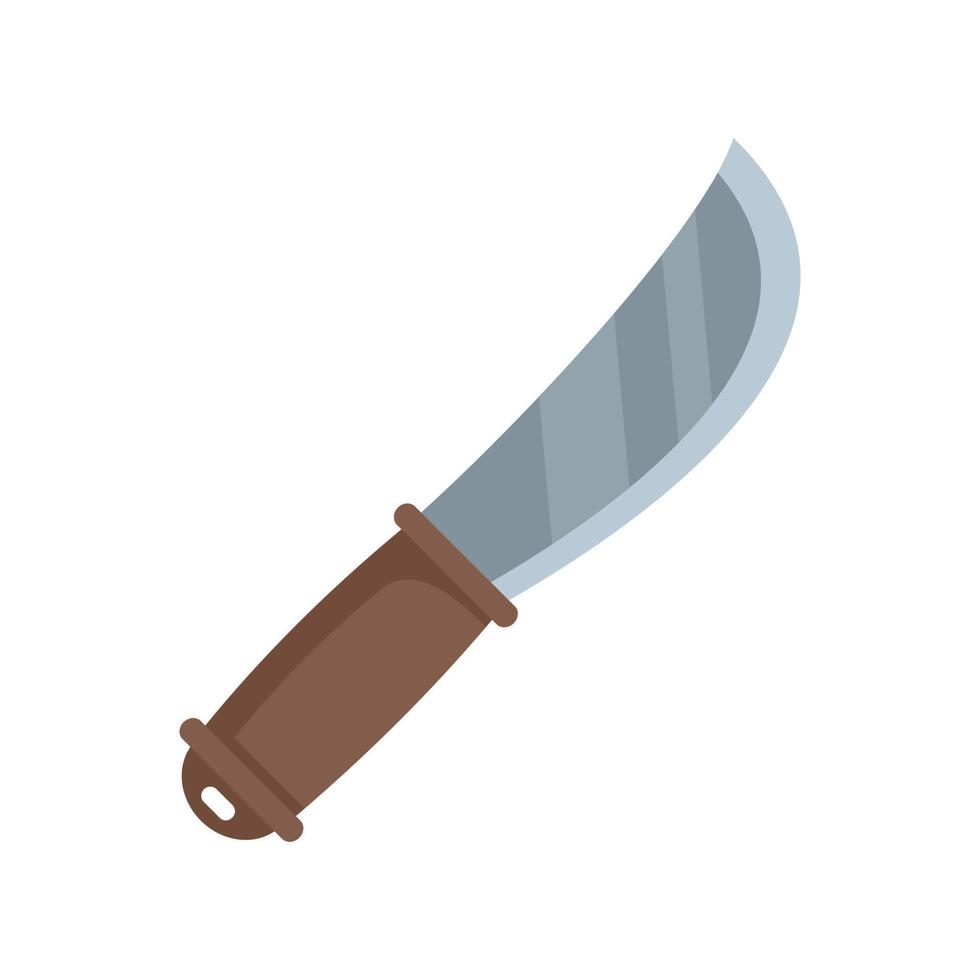 Shoe repair knife icon flat isolated vector